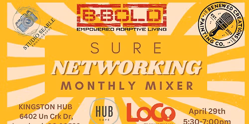 SURE Networking - 4\/29 5:30PM @ Kingston HUB Centerra