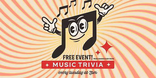 Music Trivia every Tuesday at Warped Wing Mason