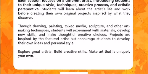 Homeschool Art Lab - Ages 9 to 13