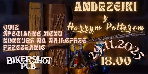 Andrzejki z Harrym Potterem - magiczny quiz i konkurs na najlepsze przebranie