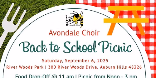 Avondale Choir Back to School Picnic
