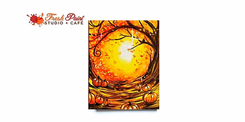 Paint Night \u2013 Fall Enchanted Pumpkins Acrylic Painting Workshop in Toronto