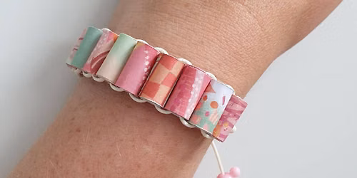 Book Paper Bracelet  - July 30 Merrymeade Tearoom