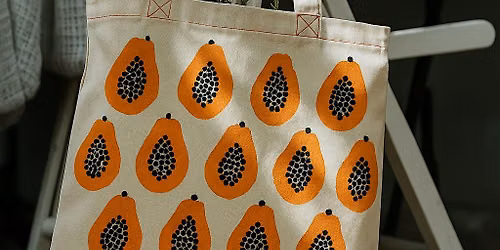 DIY Tote Bag Stamping