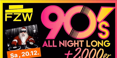 90\u2019s & 2000er Party! X-Mas Special! Samstag, 20. 12.