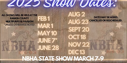 $500 added BBR/ NBHA MS03 and MSPBA poles