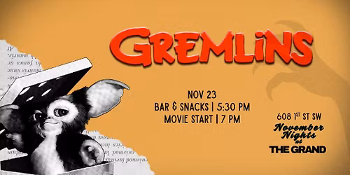 Gremlins | Movie Nights at The GRAND