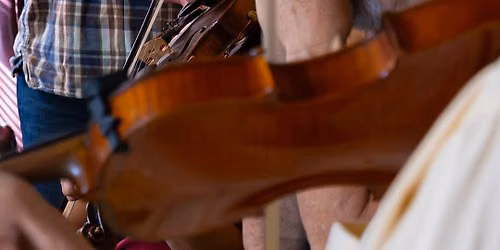 Old Time Jam at Log Cabin Days, Blakeslee Cabin