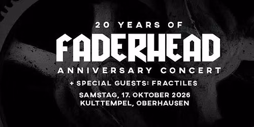 20 years of FADERHEAD anniversary concert