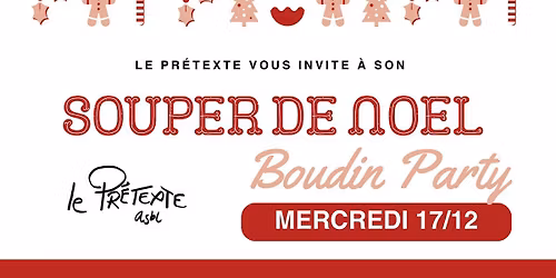 Souper de no\u00ebl - Boudin Party
