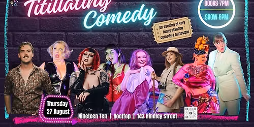 Titillating Comedy: an evening of very funny burlesque & standup