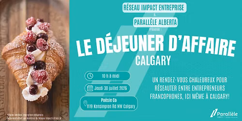 D\u00e9jeuner d'affaires \u00e0 Calgary