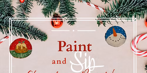 Paint and Sip Christmas Baubles