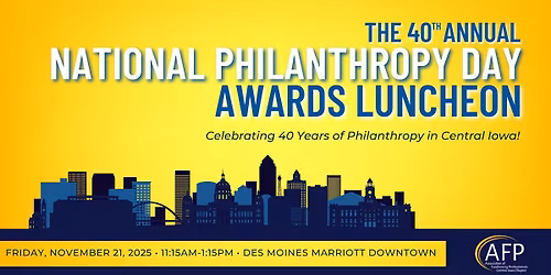 40th Annual National Philanthropy Day Awards Luncheon