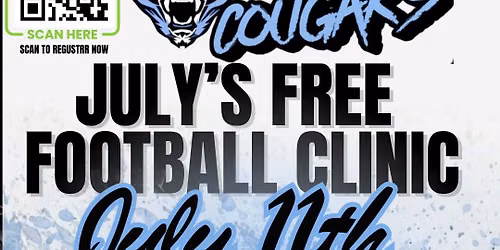 Free Football Clinic July, 11th