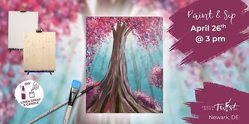 Sunday Paint & Sip \u2013 Creative Fun in Newark, DE - Amy's Tree