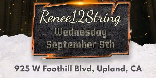Renee12String Solo Acoustic: 2nd Wednesday, September 9th at Hi Brow Lounge