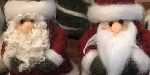 Needle felted Santa 