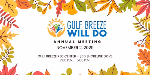 2025 Gulf Breeze Will Do Annual Meeting