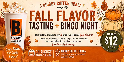 Fall Flavor Tasting + Bingo Night