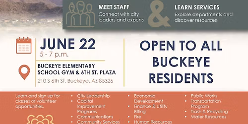 Buckeye Open House Town Hall