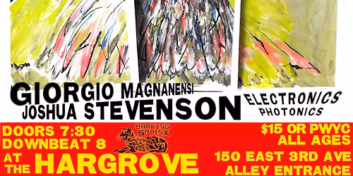 LOST DOG SUNDAYS: IMAGINAL CELLS + GIORGIO MAGNANENSI & JOSHUA STEVENSON