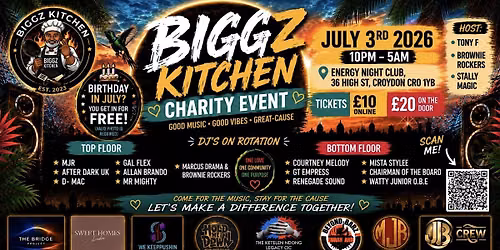 Biggz Kitchen Charity Event