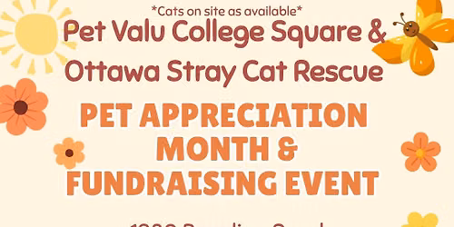 Fundraising and Awareness Event at Pet Valu College Square 