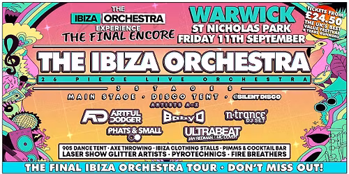 The Ibiza Orchestra Experience: The Final Encore - Warwick 2026