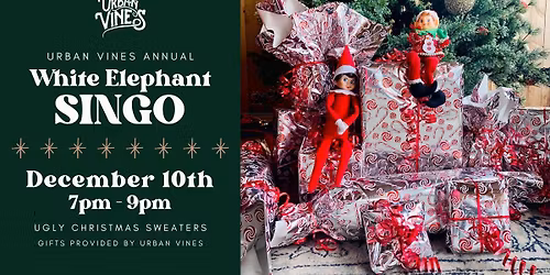 SINGO: White Elephant & Ugly Christmas Sweaters