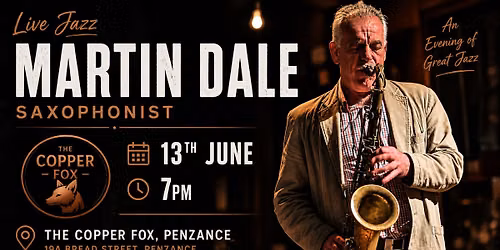 An evening of Jazz with Martin Dale