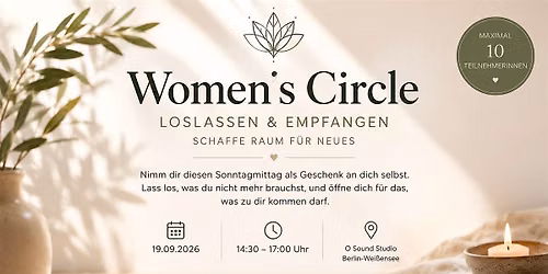 Womens Circle - Lasse los & empfange.