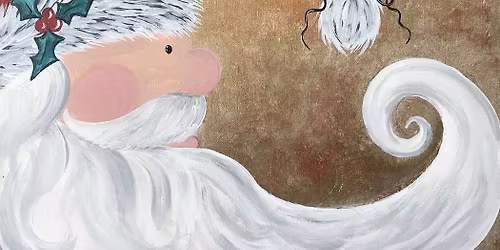 Vintage St. Nick Paint and Sip Event