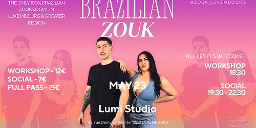 Brazilian Zouk Night Workshop + Social