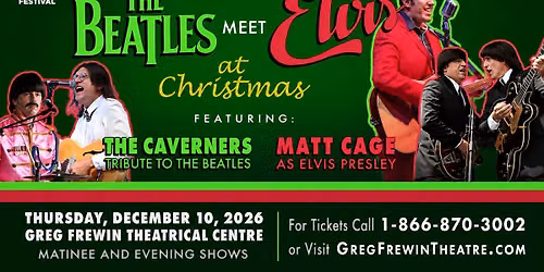 The Beatles Meet Elvis @ GREG FREWIN THEATRICAL CENTRE