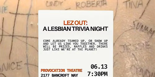LEZ OUT: A Lesbian Trivia Night