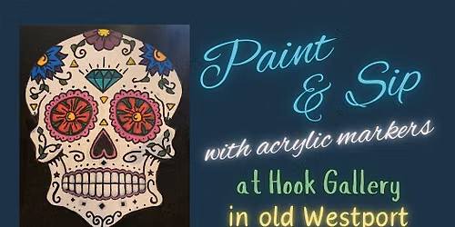 Dia de Los Muertos Paint & Sip Class - Relax, Learn, Socialize & Create Art