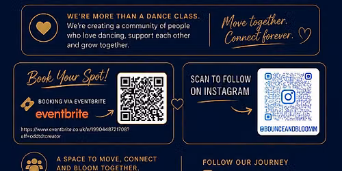 Bounce & Bloom: Afro Dance Fitness & Wellbeing Class