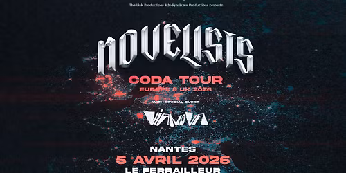 Novelists + Vianova en concert au Ferrailleur le 5 avril 2026