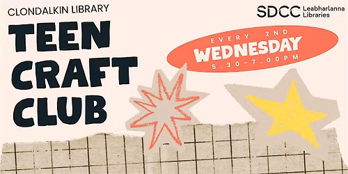 Teen Craft Club July 8th