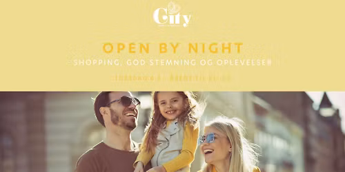 OPEN BY NIGHT I HERNING \u2013 SOMMER, SHOPPING OG STEMNING I MIDTBYEN \u2600\ufe0f\u2728