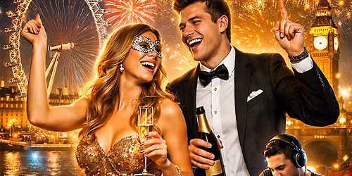 FLASH SALE New Years Eve Fireworks on the Thames and Free After-Party