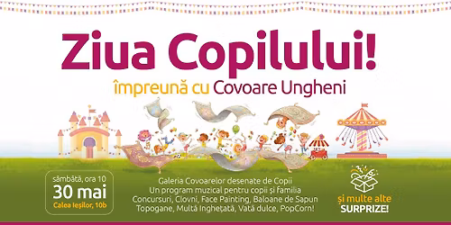 ZIUA COPILULUI 2026  \u00eempreun\u0103 cu Covoare Ungheni