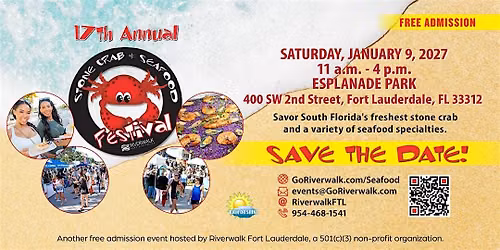 Riverwalk 17th Annual Stone Crab & Seafood Festival