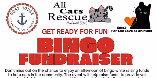 Bingo Fundraiser - The Boathouse Yankton, SD