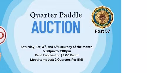 Quarter Paddle Auction