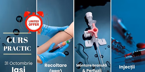 \u203c\ufe0fOfert\u0103 special\u0103\u203c\ufe0fCurs practic, Recoltare, injec\u021bii \u0219i branule