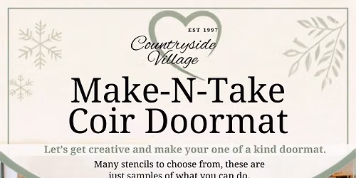 Make-N-Take Coir Doormat