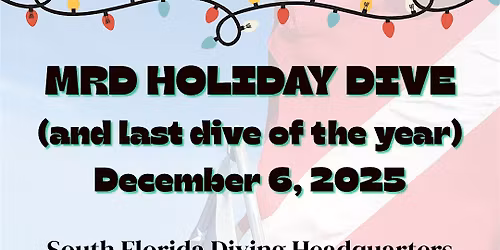 MRD last dive of the year!