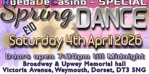 \ud83d\udc83\ud83d\udd7aSalsa, Bachata Party Night - With Rueda De Casino classes - 4th April 2026\ud83d\udc83\ud83d\udd7a